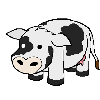 320x320 Cow Clipart Animated Gif