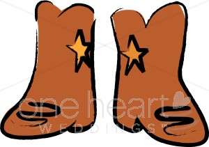 300x211 Cowboy Boots Cartoon