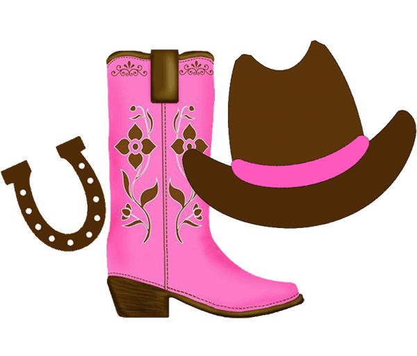 Cartoon Cowgirl Boots