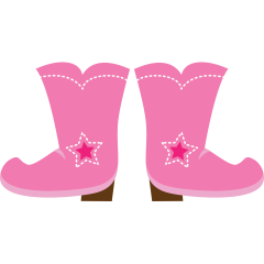 Cartoon Cowgirl Boots | Free download on ClipArtMag