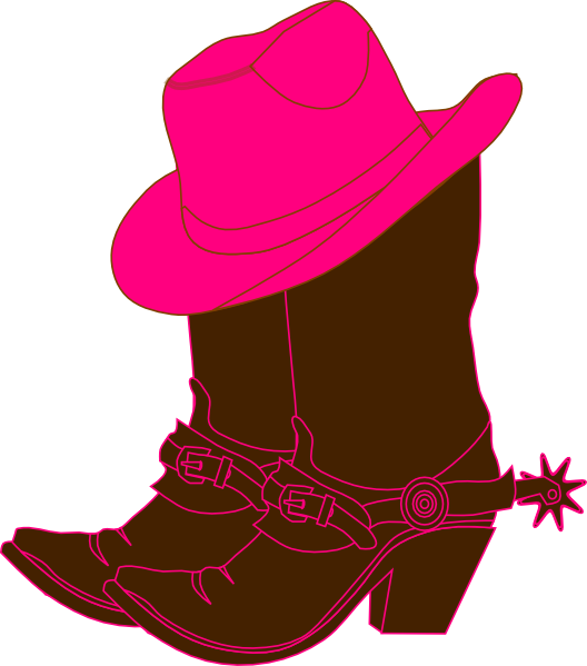 528x599 Cowgirl Boots Clipart