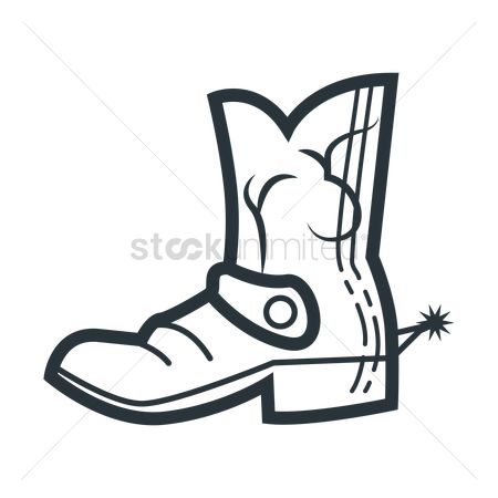 450x450 Free Cowboy Boots Stock Vectors Stockunlimited