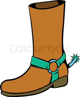 265x320 Hand Drawn Sketch Of A Cowboy Boots Stock Vector Colourbox