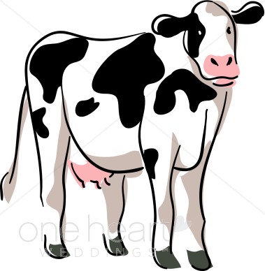 379x388 Dairy Cow Clip Art