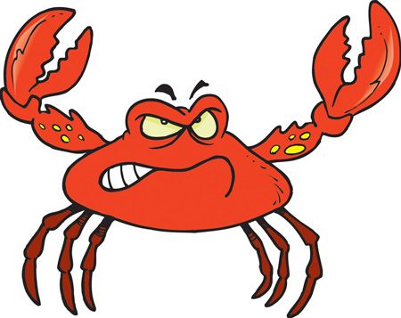 450x357 Best Crab Cartoon Ideas Crustacean Crab Image