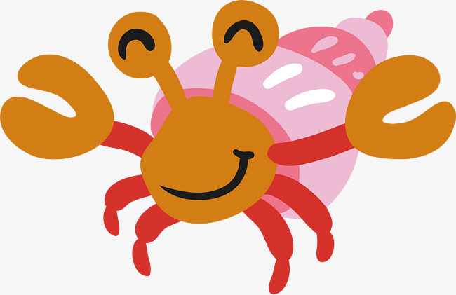 650x421 Cartoon Hermit Crab, Vector Png, Cartoon Crab, Crab Png And Vector