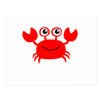 324x324 Crab Cartoon Postcards Zazzle