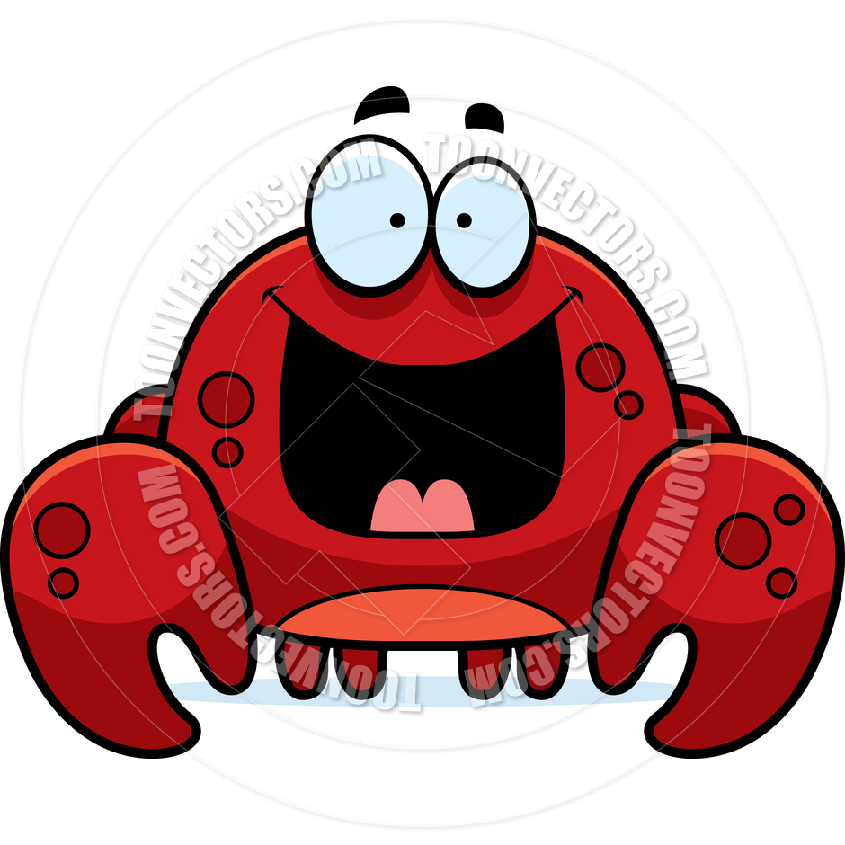 940x940 Cartoon Little Crab Happy By Cory Thoman Toon Vectors Eps