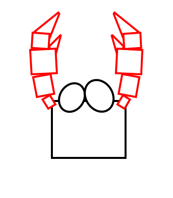 350x400 Drawing A Cartoon Crab