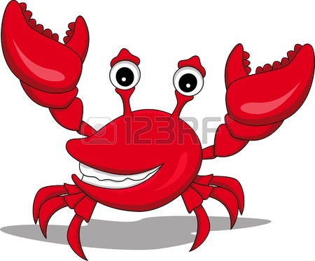 450x373 Funny Cartoon Crabs By Holding The Nameplate Royalty Free Cliparts