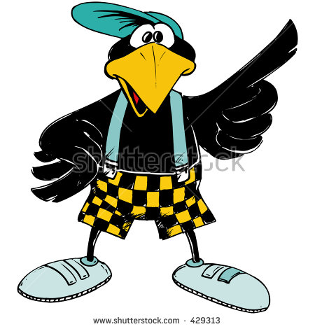 450x470 Crow Clipart
