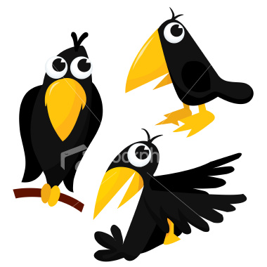 380x380 Crow Clipart Cartoon