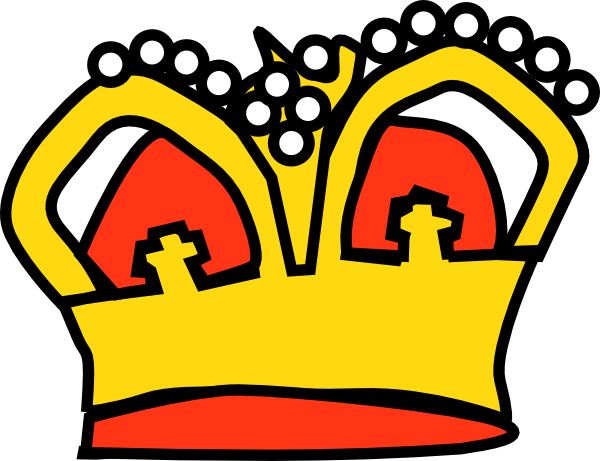 600x461 Golden Crown Clip Art