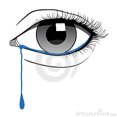 400x400 Eye With Tears Clipart
