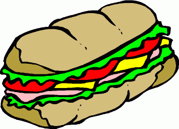 354x255 Sandwich Clipart Cute Cartoon