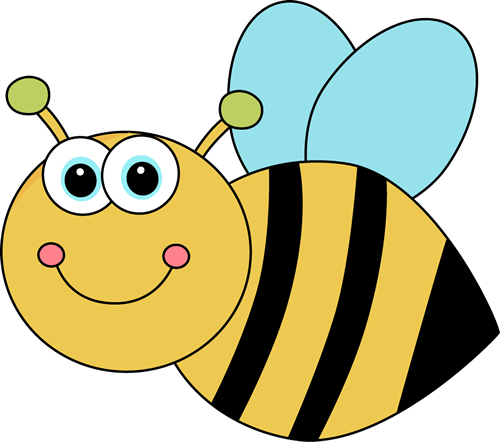 500x442 Cute Cartoon Bee Clip Art