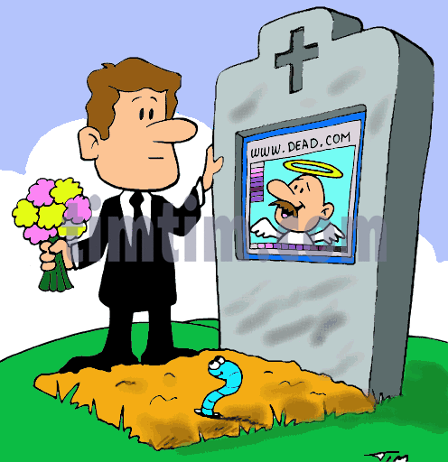 496x512 Gravestone Clipart Dead Man