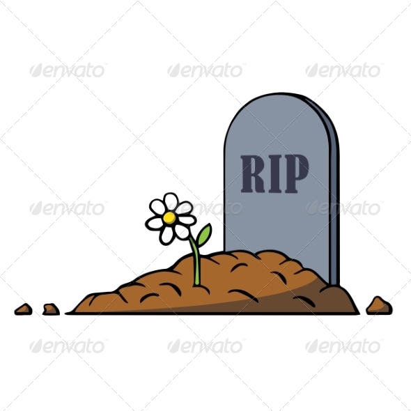 590x590 Headstone Clipart Dead Man