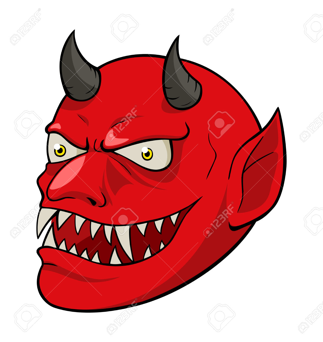 1229x1300 Red Devil Clipart