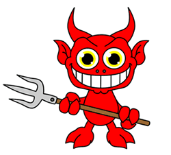 250x226 Cartoon Devil Step By Step Drawing Lesson