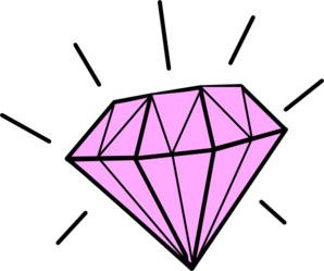 298x249 Pink Diamond Clip Art Free Clipart Images