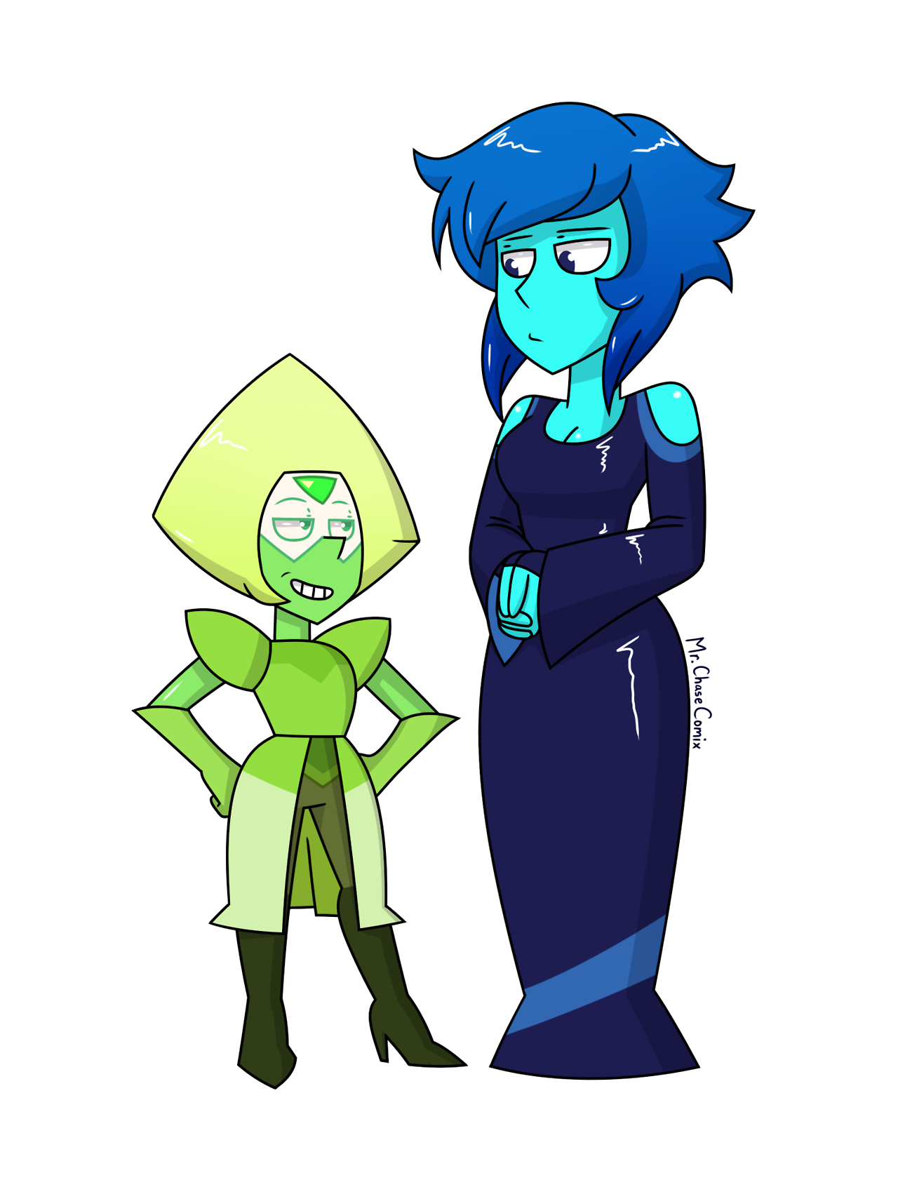 1280x1682 Peridot And Lapis (Diamonds Attire) Steven Universe Know Your Meme