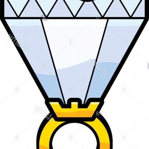 500x500 Cartoon Diamond Ring Fresh Hands With Engagement Ring Stock