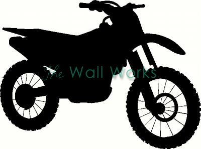 400x297 Dirt Bike Wall Sticker, Vinyl Decal The Wall Works