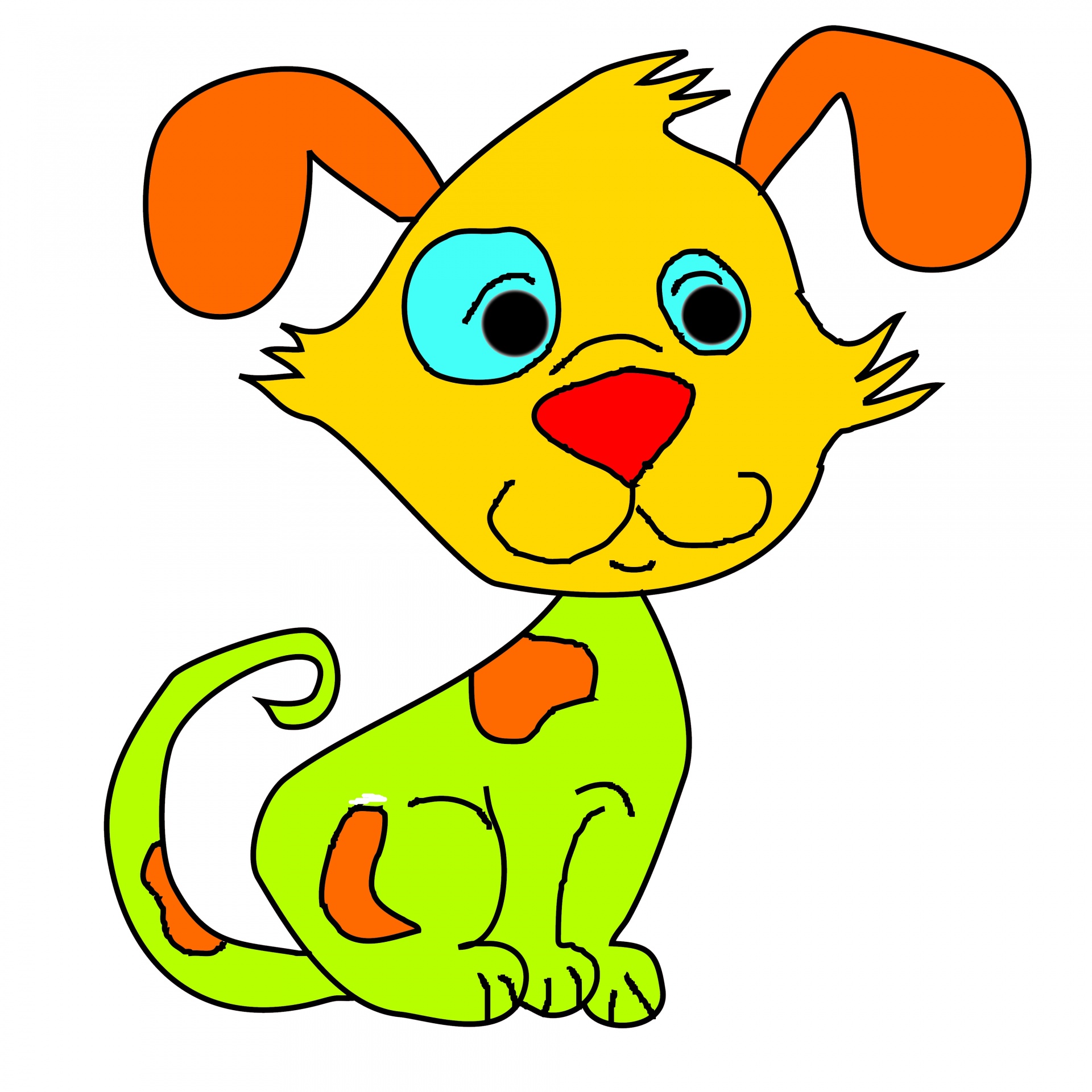 1920x1920 Cartoon Dog 1 Free Stock Photo
