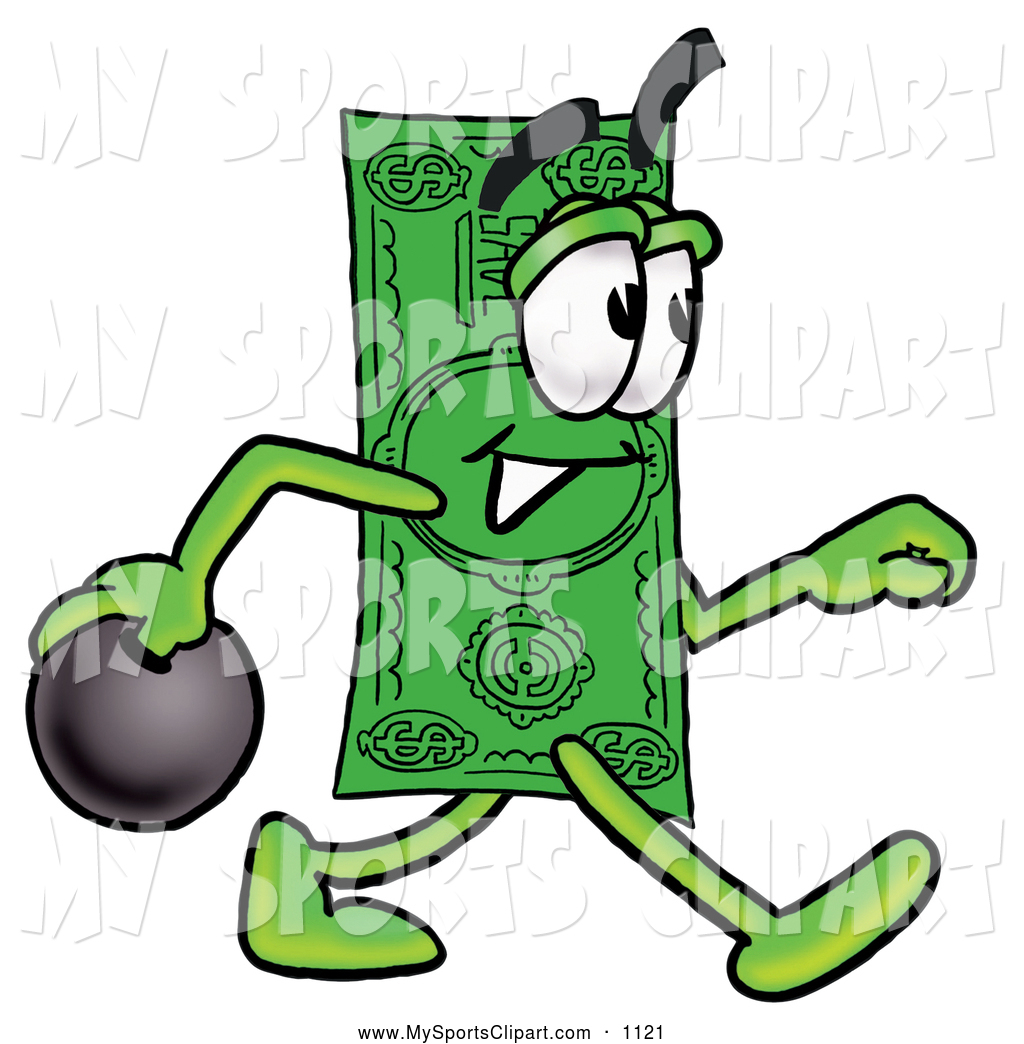 1024x1044 Sports Clip Art Of A Happy Dollar Bill Mascot Cartoon Character