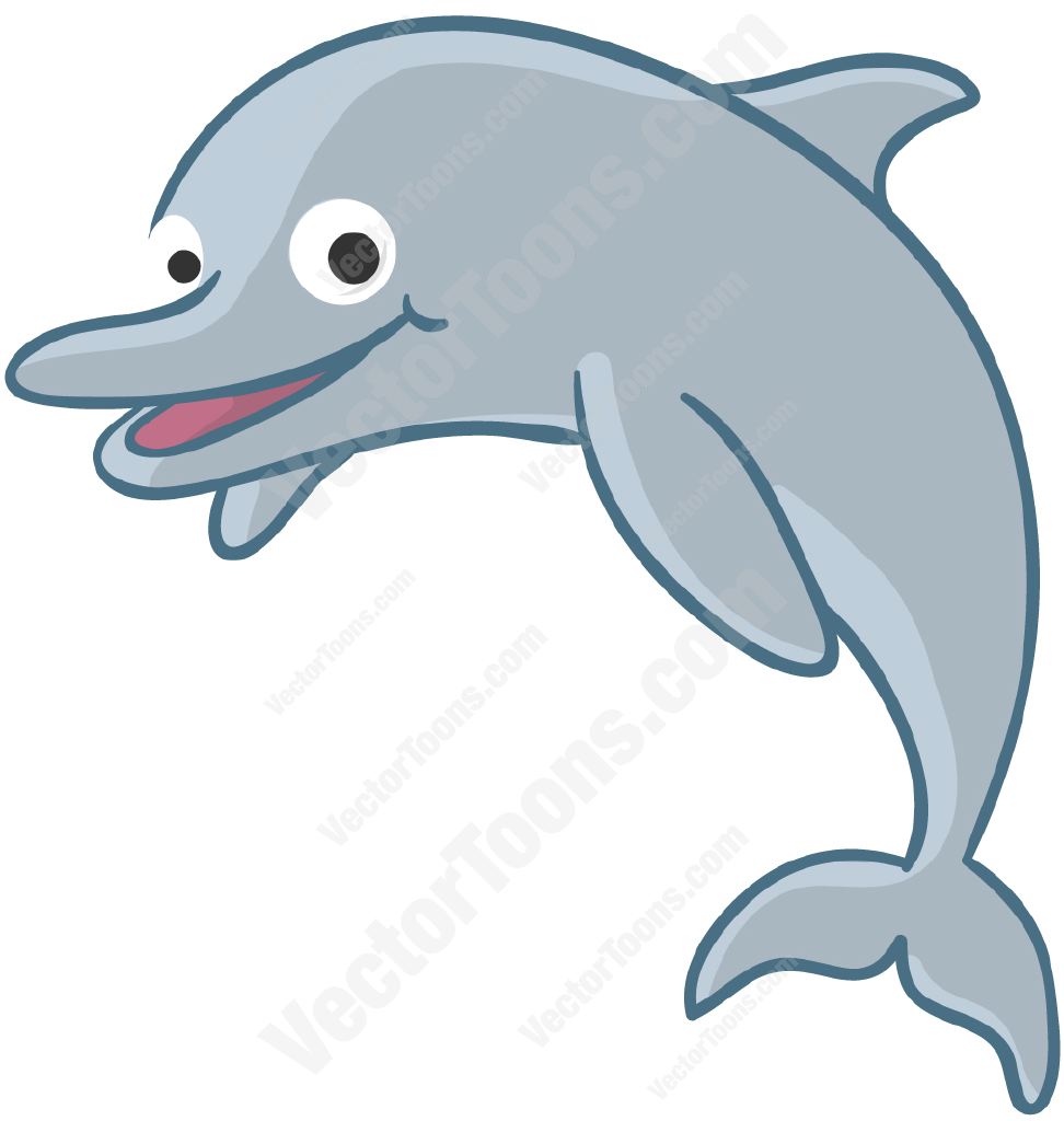 972x1024 Dolphin Jumping In The Air Cartoon Clipart