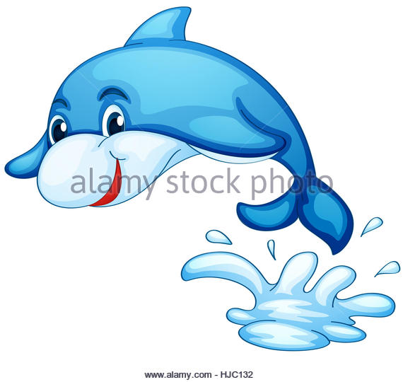 570x540 Cartoon Dolphin Jumping Cut Out Stock Images Amp Pictures