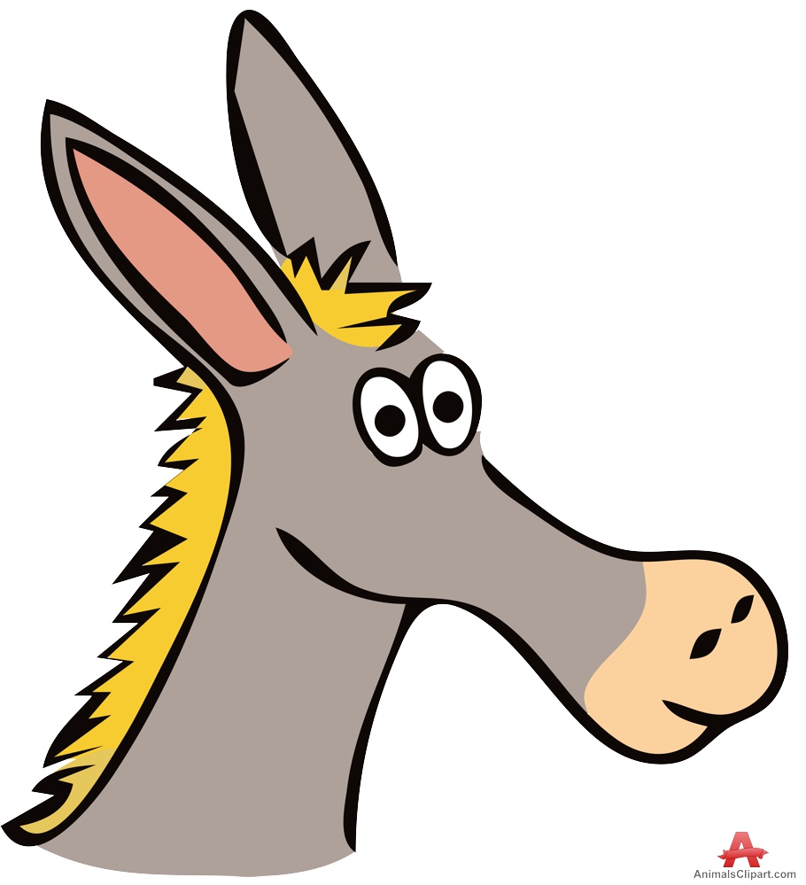 910x999 Donkey Cartoon Character Face Free Clipart Design Download