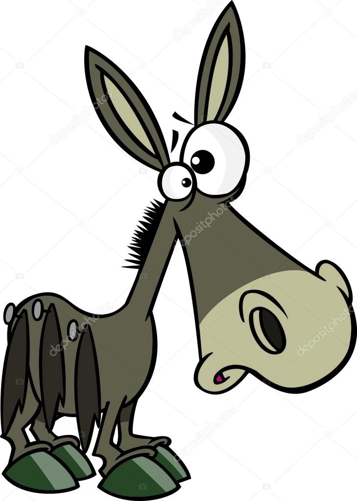 729x1023 Cartoon Pin The Tail On The Donkey Stock Vector Ronleishman