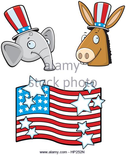 437x540 Donkey Elephant Cartoon Stock Photos Amp Donkey Elephant Cartoon