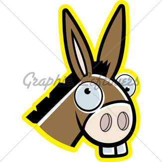 325x325 Cartoon Donkey Gl Stock Images