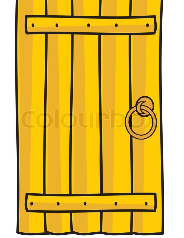 618x800 Wooden Door Isolated