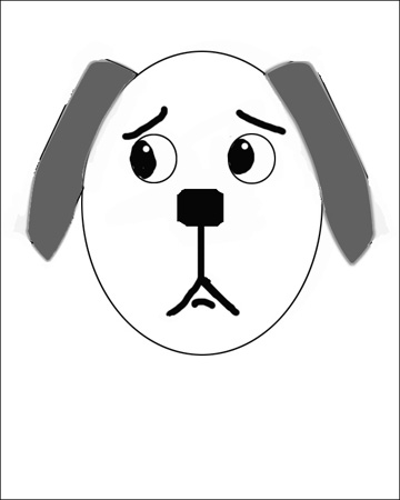 360x450 How To Draw A Dog In Simple Steps The Easy Way