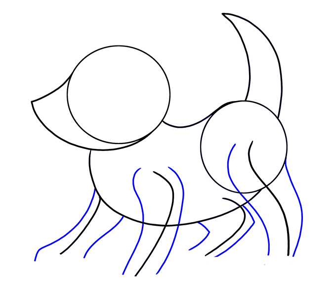 678x600 How To Draw A Cartoon Dog Easy Drawing Guides