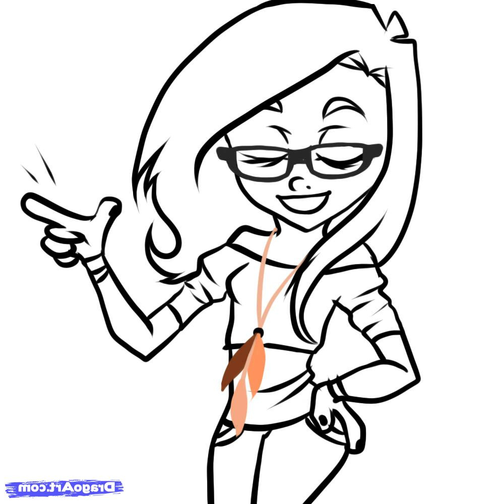 1000x1000 Girls Cartoons Drawings To Draw