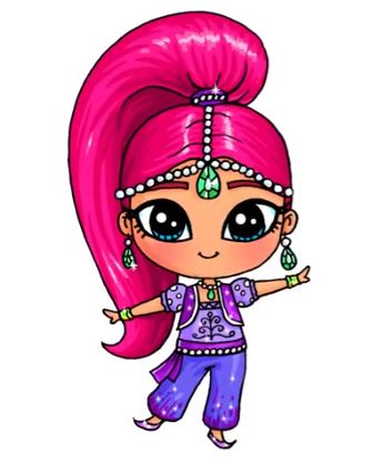 337x416 Shimer And Shine Dibujos Kawaii Kawaii, Drawings