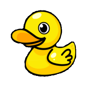 345x345 Kids Duck Sticker By Imoji For Ios Amp Android Giphy