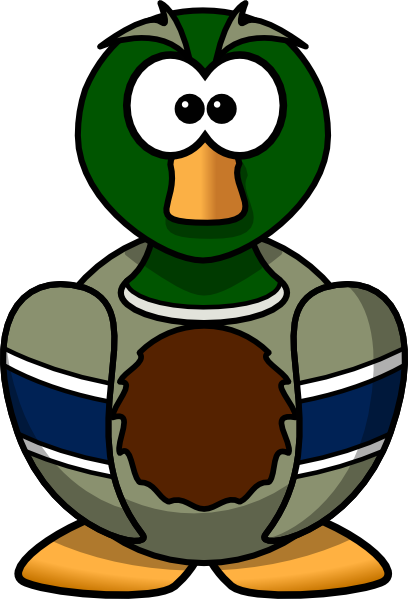408x599 Cartoon Duck Clip Art