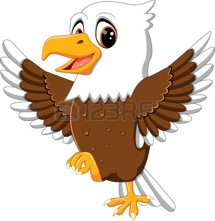 437x450 Cute Eagle Cartoon Stock Photo, Picture And Royalty Free Image