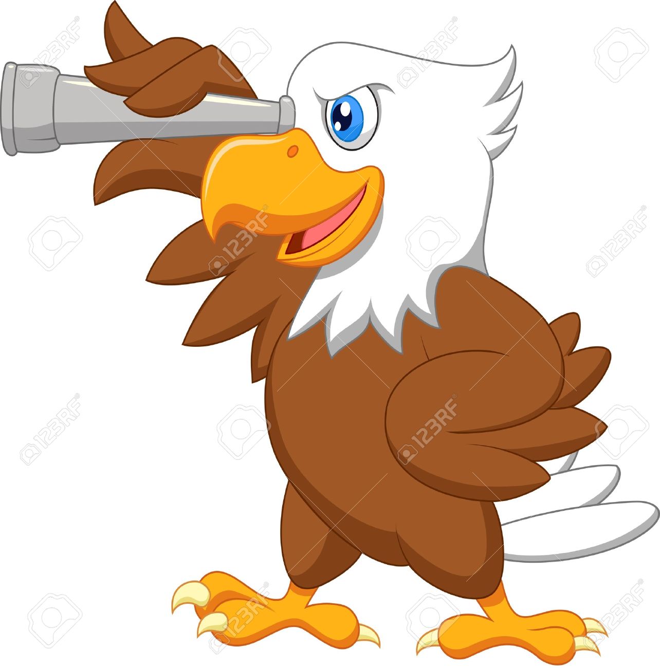 1284x1300 Eagle Cartoon Watching Royalty Free Cliparts, Vectors, And Stock