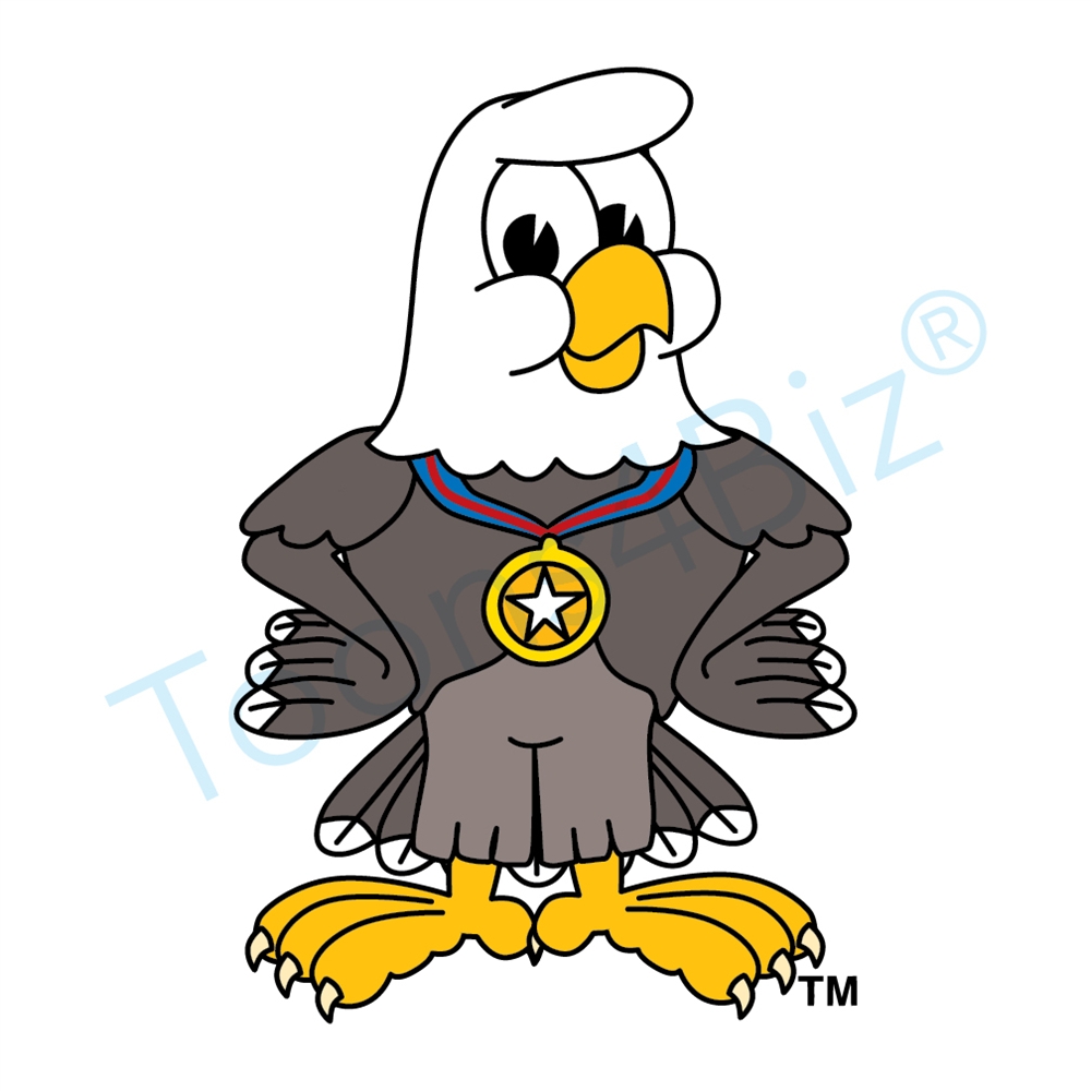 1000x1000 Bald Eagle Mascot Bald Eagle
