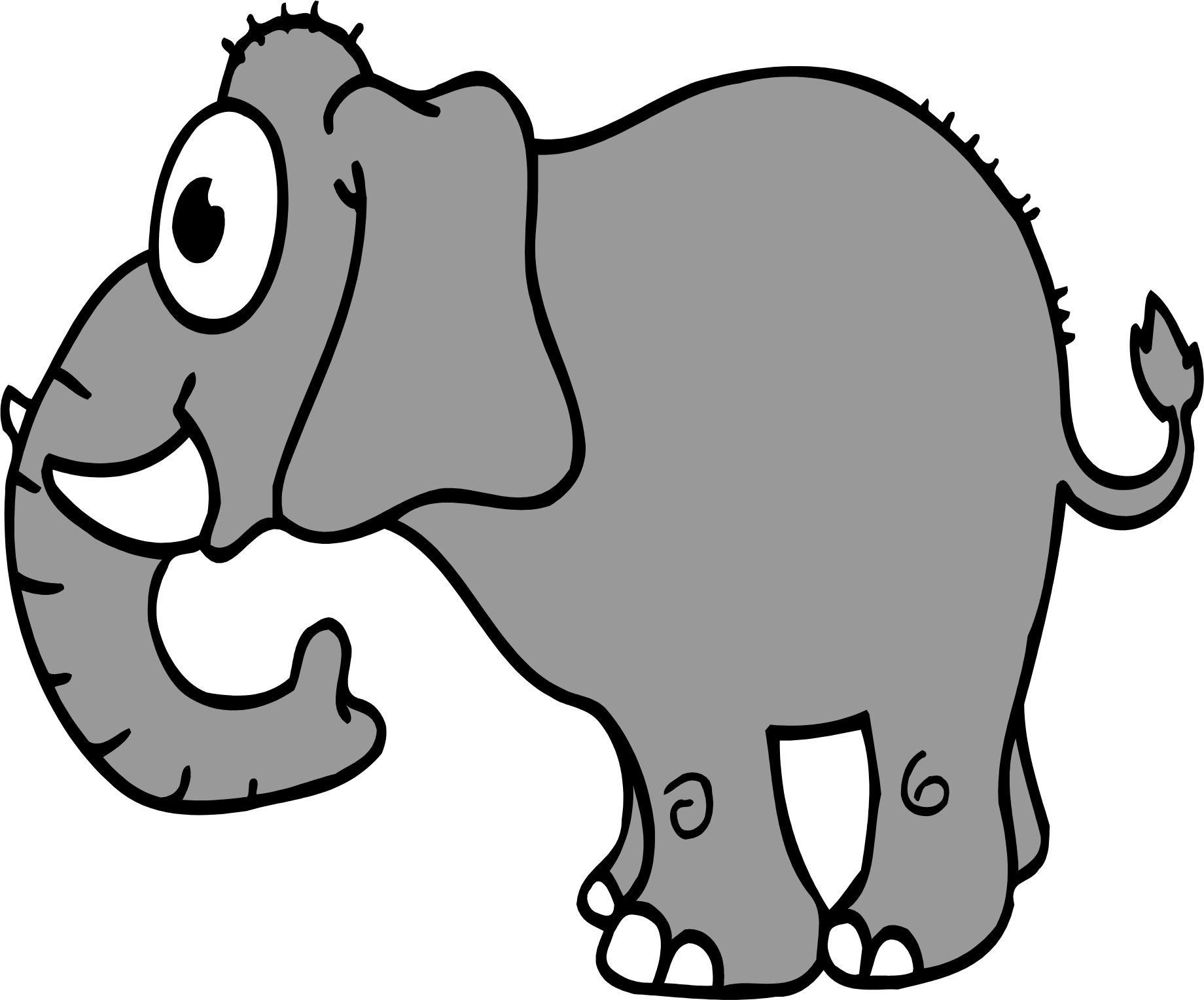 1840x1528 Picture Of Elephant Cartoon