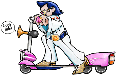 400x263 Elvis Christmas Clipart