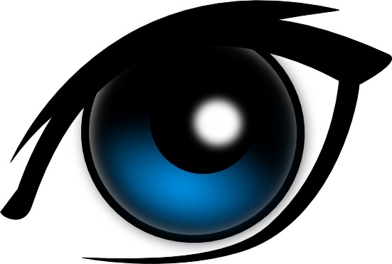 551x372 Cartoon Eye Clip Art Free Vector In Open Office Drawing Svg ( Svg