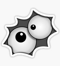 210x230 Cartoon Eyes Mouth Stickers Redbubble